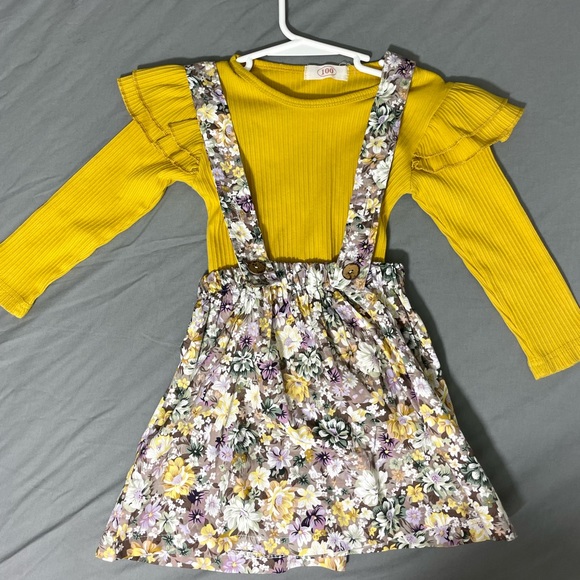 Long sleeves with dress tutu set for toddler - Picture 2 of 8